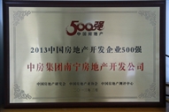 A4、2013中國(guó)房地產(chǎn)開(kāi)發(fā)企業(yè)500強(qiáng)